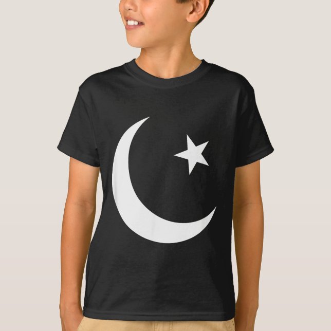 Pakistans flagga 14 augusti t shirt (Framsida)