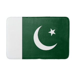 Pakistans flagga badrumsmatta