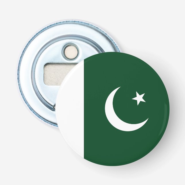 Pakistans flagga flasköppnare (Framsidan)