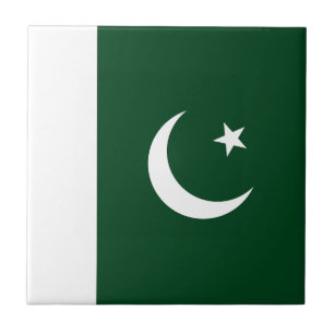 Pakistans flagga kakelplatta