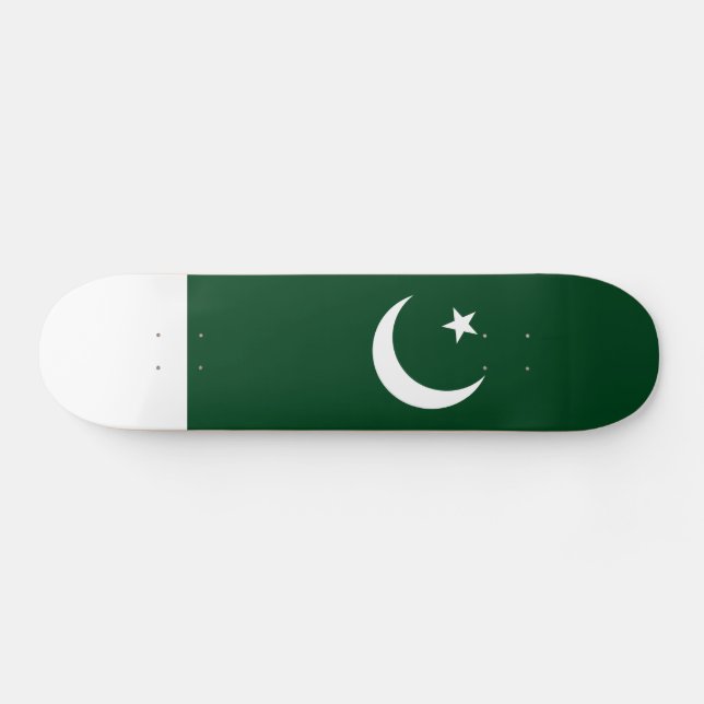 Pakistans flagga mini skateboard bräda 18,5 cm (Horz)