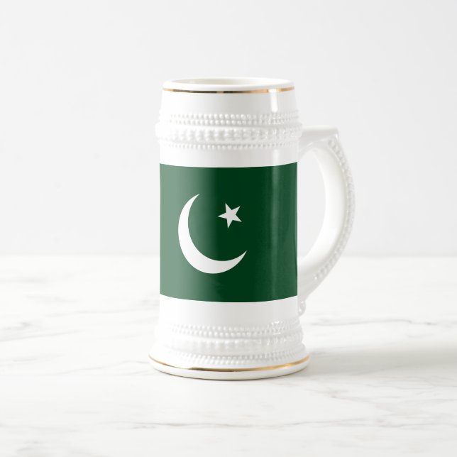 Pakistans flagga sejdel (Framsida höger)
