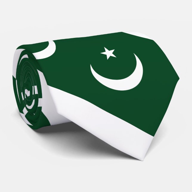 Pakistans flagga slips (Rullad)