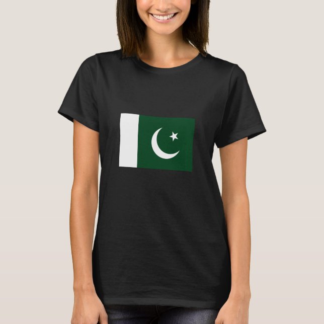 Pakistans flagga t shirt (Framsida)