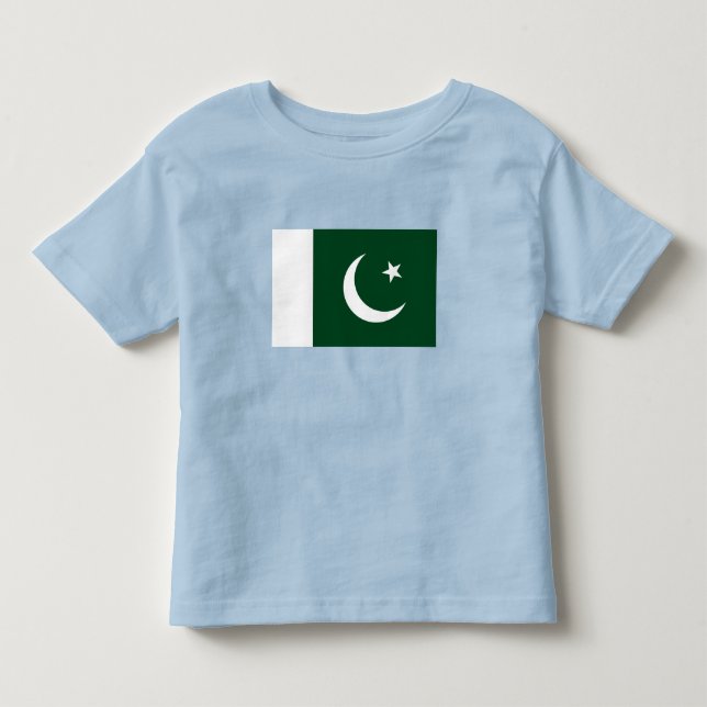Pakistans flagga t shirt (Framsida)