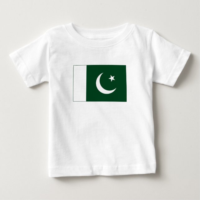 Pakistans flagga t shirt (Framsida)