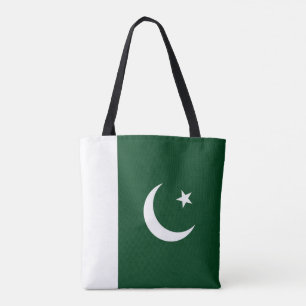 Pakistans flagga tygkasse