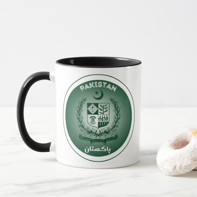 Pakistans kulturarvssymbol mugg (Med munk)
