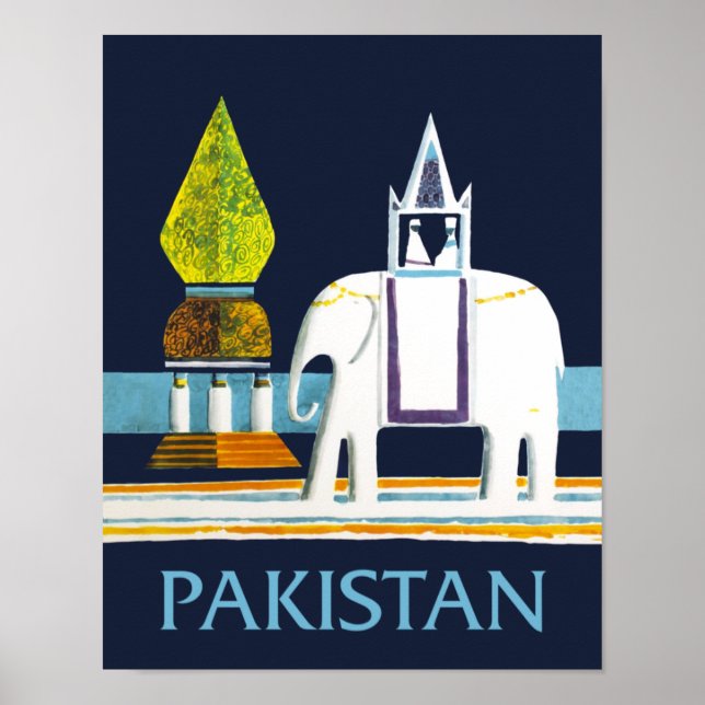 Pakistans reseaffisch poster (Framsidan)