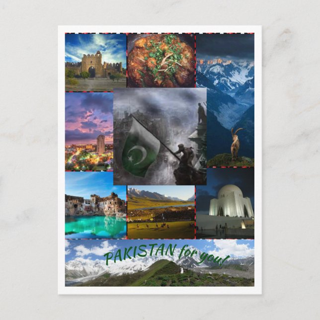 Pakistans vykort (Framsida)