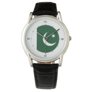 Pakistansk flagga armbandsur