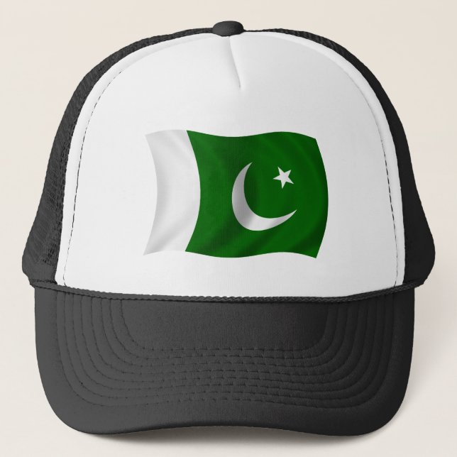 Pakistansk flagga keps (Framsida)
