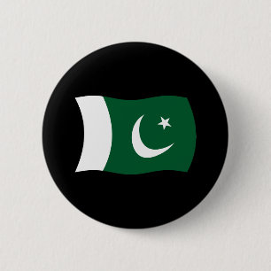 Pakistansk flagga knapp