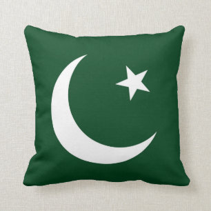 Pakistansk flagga kudde