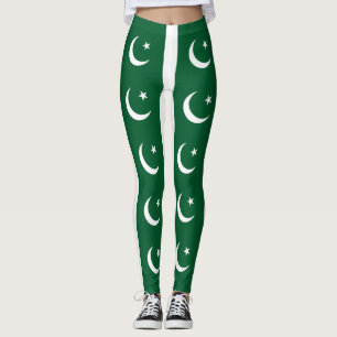 Pakistansk flagga leggings