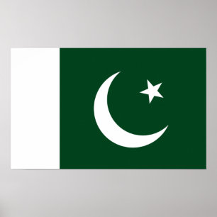 Pakistansk Flagga Poster