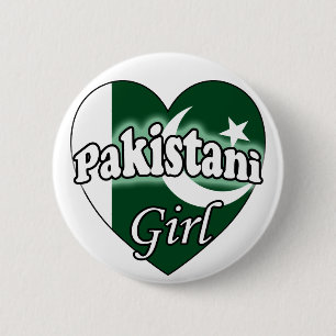 Pakistansk flicka knapp