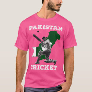 Pakistansk kricketer och UngdomsPakistan Cricket T Shirt