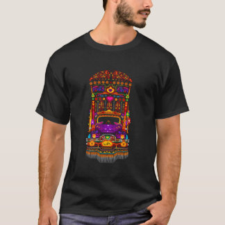 Pakistansk lastbilkonstutslagsplats t shirt