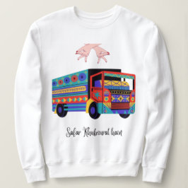 Pakistansk lastbilsdesign kulturell folkdesign t shirt