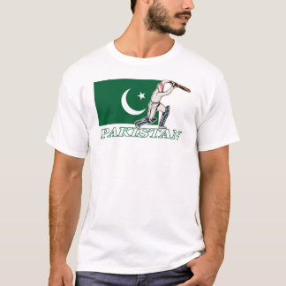 Pakistansk syrsaspelare tee shirt