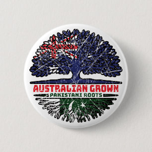 Pakistanska australiensiska Träd-rötter Knapp