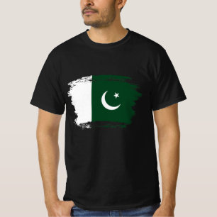pakistanska flaggan t shirt