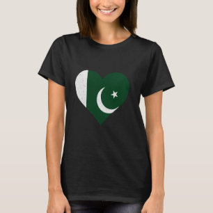 Pakistanska rötter Hjärta Pakistansk stolthet Paki T Shirt