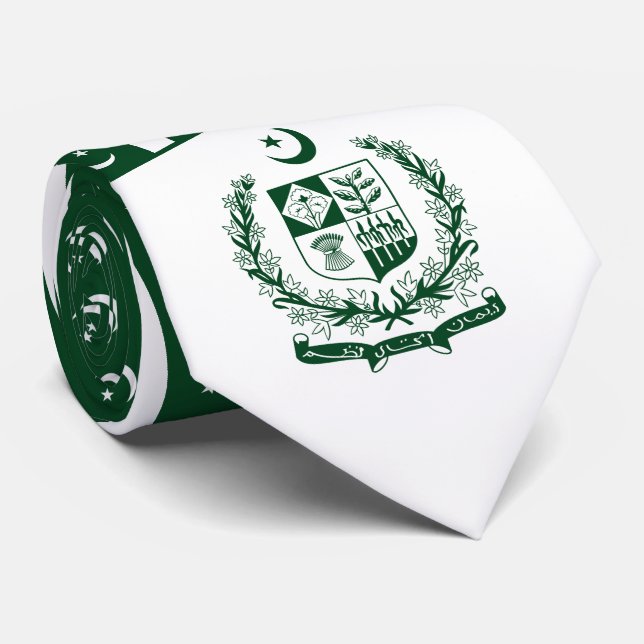 Pakistanskt Flagga- och statsemblem, Flagga Pakist Slips (Rullad)