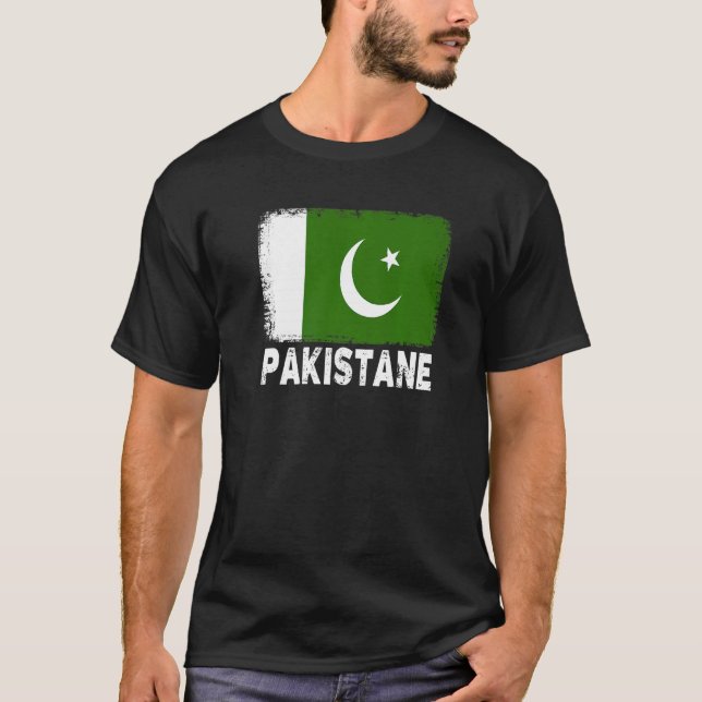 Pakistanskt Flagga Support Pakistan People Women M T Shirt (Framsida)