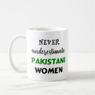 pakistanskt kvinnokaffe mugg
