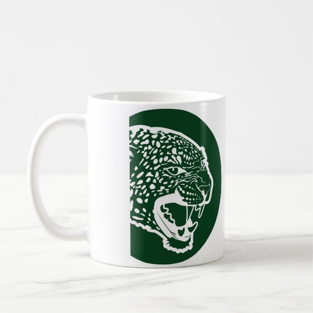 Pakistanskt leopard Pakistanskt Flagga Kaffemugg (Vänster)