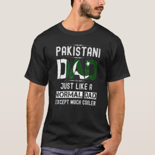 Pakistanskt Pappa Fars dag Pakistan Flagga Manar T Shirt