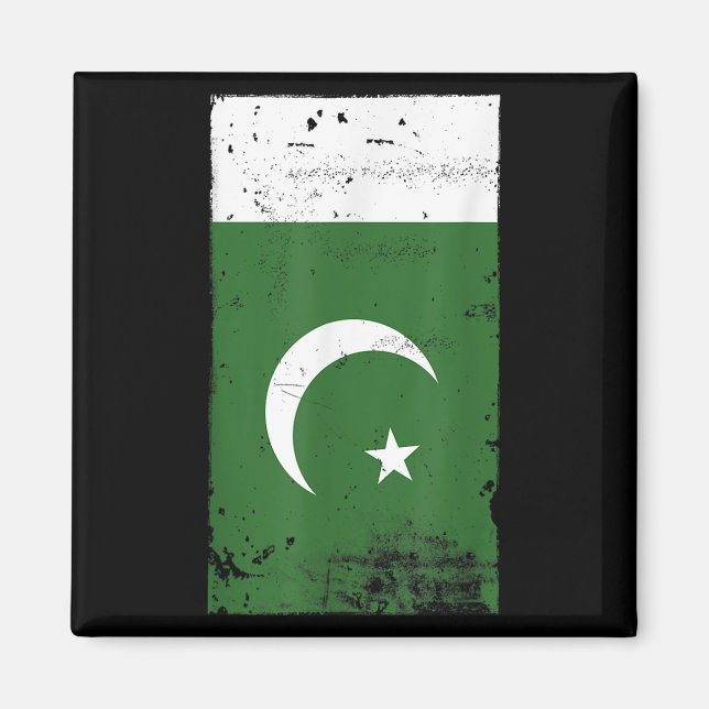 Pakistanskt Pride Land Magnet (Framsidan)