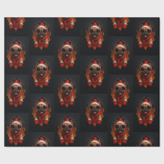 Pakpapier met Kersthond – Vrolijkheid in elke vouw Presentpapper