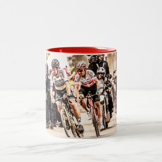 Pakt med djävulen - Paris Roubaix 2018 Två-Tonad Mugg (Center)