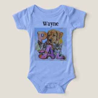 Pal Hund och Katter Plus Personlig Namn T Shirt