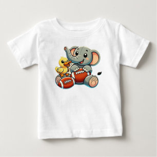 Pal: Tecknad Elephant och Anka T Shirt
