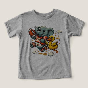 Pal: Tecknad Elephant och Anka T Shirt