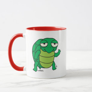 Pal! Tecknad Turtle Coffee Mugg