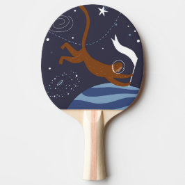 Pala de Ping Pong Animals Outer Space Pingisracket