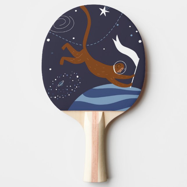 Pala de Ping Pong Animals Outer Space Pingisracket (Framsidan)
