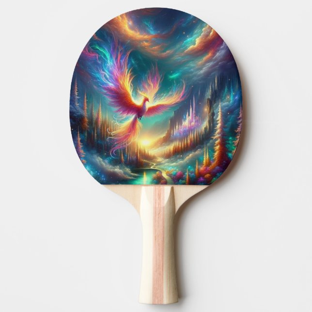 Pala De Ping Pong Ave Fénix Rosada Pingisracket (Framsidan)