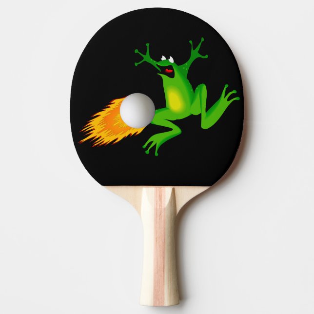 Pala de Ping Pong Rana verde sorprendida Pingisracket (Framsidan)