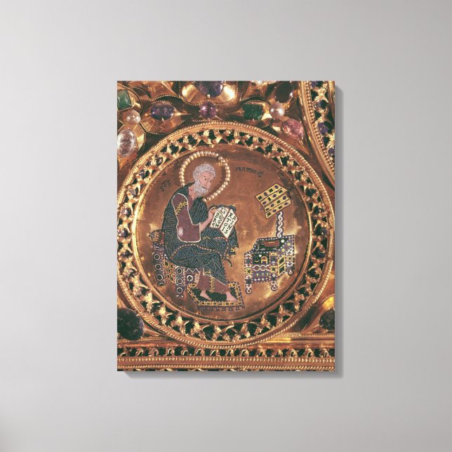 Pala d'Oro, detaljer om St. Matthew Canvastryck (Framsida)