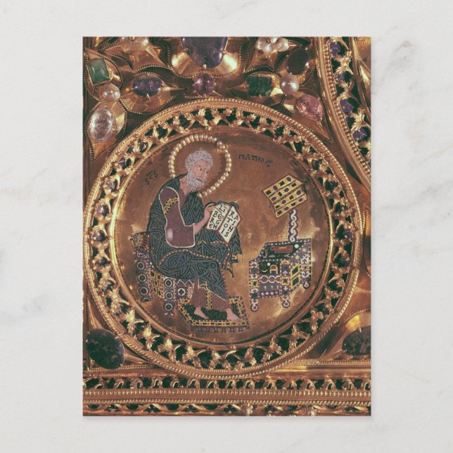 Pala d'Oro, detaljer om St. Matthew Vykort (Framsida)