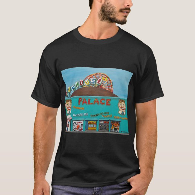 Palace Amusements Black T-Shirt (Framsida)