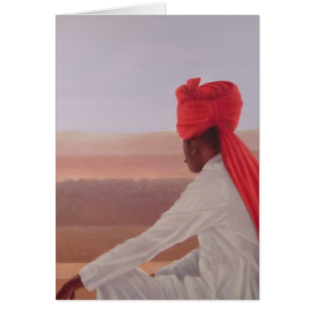 Palace Guard Jaipur Hälsningskort (Framsidan)