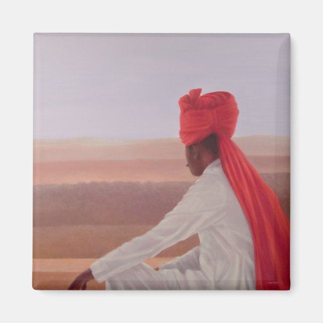 Palace Guard Jaipur Magnet (Framsidan)