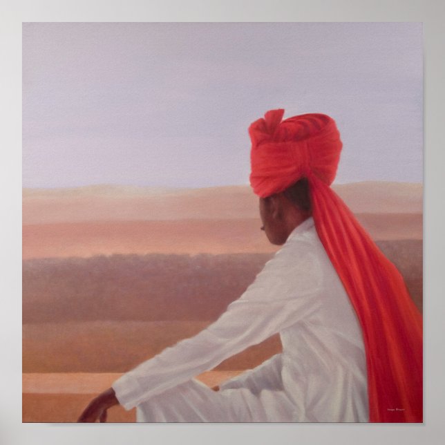 Palace Guard Jaipur Poster (Framsidan)